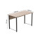Компьютерный стол Ferrum-decor Курт 75x100x60 черный ДСП Дуб Сан-Марино 32мм (FRD-103912)