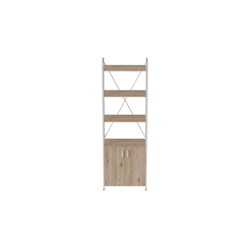Етажерка 4/60 Ferrum-decor Серії Конект із тумбою 179x60x28 Білий ДСП Сан-Марино (FRD-104492)