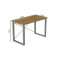 Письмовий стіл Ferrum-decor Драйв 750x1000x700 Сірий метал ДСП Дуб Артизан 16 мм (FRD-103162)