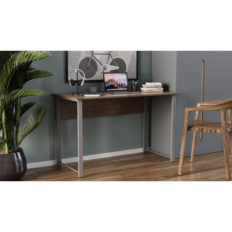Письменный стол Ferrum-decor Раян 75x140x60 черный ДСП Дуб Сонома 16мм (FRD-103692)
