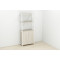 Етажерка 3/60 Ferrum-decor Серії Конект із тумбою 144x60x28 Білий ДСП Сонома (FRD-104452)