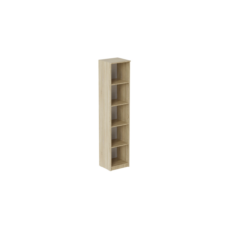Пенал Анжело Ferrum-decor на 5 полок 1900x400x380 ДСП Дуб Сонома 16 мм (FRD-104902)
