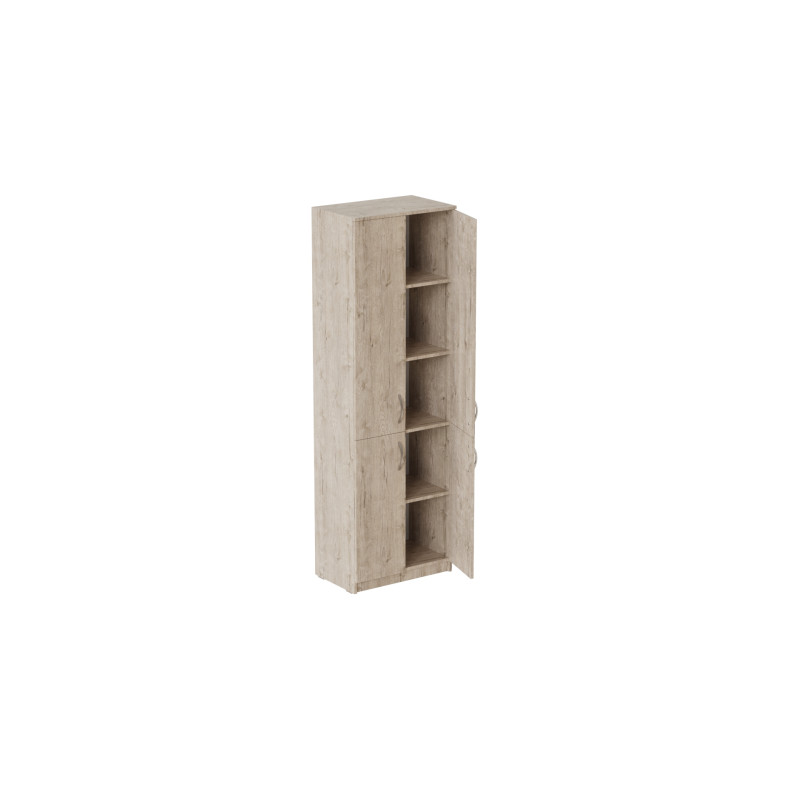 Шкаф Анжело Ferrum-decor на 5 полок с 4 дверями 1900x600x380 ДСП Дуб Сан-Марино 16 мм (FRD-105002)