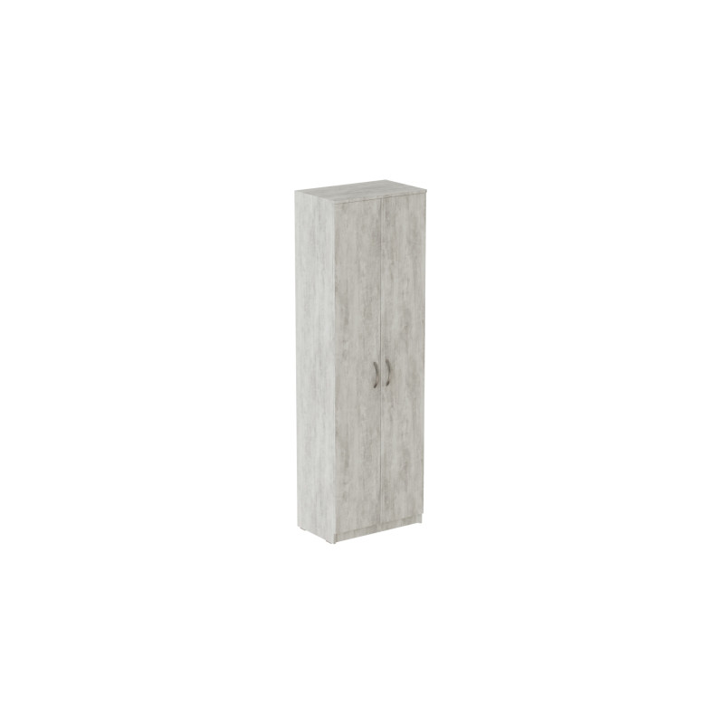 Шкаф Анжело Ferrum-decor на 5 полок 2 двери 1900x600x380 ДСП Бетон 16 мм (FRD-104982)