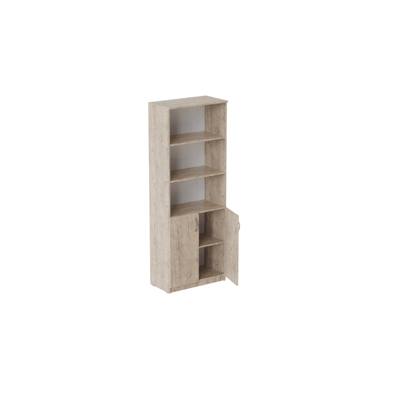 Шкаф Анжело Ferrum-decor на 5 полок с 2 дверями 1900x700x380 ДСП Дуб Сан-Марино 16 мм (FRD-105032)