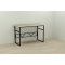Письменный стол Ferrum-decor Раян 75x100x60 черный ДСП Дуб Сонома 16мм (FRD-103672)