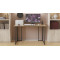 Письмовий стіл Ferrum-decor Ханна 75x100x60 чорний ДСП Дуб Сонома 16мм (FRD-103472)
