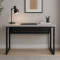 Стіл письмовий Майк Ferrum-decor 75x120x70 Чорний метал ДСП Кашемір 32 мм (FRD-108324)