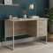 Письмовий стіл Ferrum-decor Гаррі 75x140x70 білий ДСП Дуб Сонома 16мм (FRD-101012)