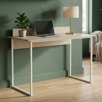 Письмовий стіл Ferrum-decor Скай 75x120x70 білий ДСП Дуб Сонома 16мм (FRD-101102)