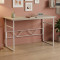Письменный стол Ferrum-decor Раян 75x140x60 белый ДСП Дуб Сонома 16мм (FRD-101142)