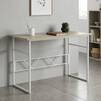 Письмовий стіл Ferrum-decor Райан 75x120x70 білий ДСП Дуб Сонома 16мм (FRD-101162)