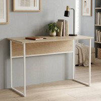Письмовий стіл Ferrum-decor Коді 75x140x60 білий ДСП Дуб Сонома 16мм (FRD-101202)