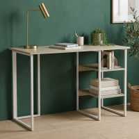 Письменный стол Ferrum-decor Кевин 75x100x60 белый ДСП Дуб Сонома 16мм (FRD-101242)