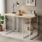 Компьютерный стол Ferrum-decor Кевин 75x140x60 белый ДСП Дуб Сан-Марино 16мм (FRD-101262)