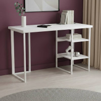 Письмовий стіл Ferrum-decor Кевін 76x140x70 білий ДСП Біле 32мм (FRD-101292)
