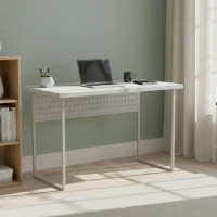 Письмовий стіл Ferrum-decor Майк 76x120x60 білий ДСП Біле 32мм (FRD-101312)