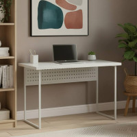 Письмовий стіл Ferrum-decor Майк 76x120x70 білий ДСП Біле 32мм (FRD-101342)