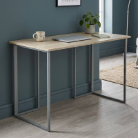Письмовий стіл Ferrum-decor Ханна 75x100x70 сірий ДСП Дуб Сонома 16мм (FRD-101422)