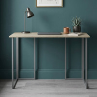 Письменный стол Ferrum-decor Ханна 75x120x70 серый ДСП Дуб Сонома 16мм (FRD-101432)