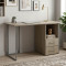 Письмовий стіл Ferrum-decor Отто 75x140x60 сірий ДСП Дуб Сонома 16мм (FRD-101502)