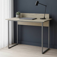 Письменный стол Ferrum-decor Скай 75x100x60 серый ДСП Дуб Сонома 16мм (FRD-101532)