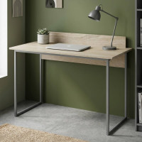 Письмовий стіл Ferrum-decor Скай 75x140x60 сірий ДСП Дуб Сонома 16мм (FRD-101552)