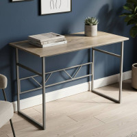 Письмовий стіл Ferrum-decor Райан 75x120x60 сірий ДСП Дуб Сонома 16мм (FRD-101602)