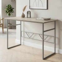 Письмовий стіл Ferrum-decor Райан 75x140x60 сірий ДСП Дуб Сонома 16мм (FRD-101612)