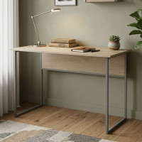 Письмовий стіл Ferrum-decor Коді 75x140x70 сірий ДСП Дуб Сонома 16мм (FRD-101702)