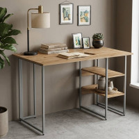 Компьютерный стол Ferrum-decor Кевин 75x120x60 серый ДСП Дуб Сан-Марино 16мм (FRD-101722)