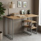 Комп'ютерний стіл Ferrum-decor Кевін 75x120x60 сірий ДСП Дуб Сан-Марино 16мм (FRD-101722)