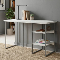 Письмовий стіл Ferrum-decor Кевін 76x120x70 сірий ДСП Біле 32мм (FRD-101752)