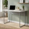 Письмовий стіл Ferrum-decor Майк 76x140x60 сірий ДСП Біле 32мм (FRD-101792)