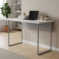 Письмовий стіл Ferrum-decor Майк 76x100x70 сірий ДСП Біле 32мм (FRD-101802)