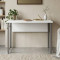Письмовий стіл Ferrum-decor Курт 76x120x70 сірий ДСП Біле 32мм (FRD-101872)