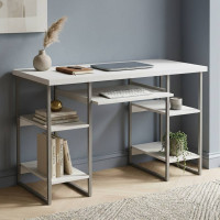 Письмовий стіл Ferrum-decor Тім 76x120x70 сірий ДСП Біле 32мм (FRD-101892)