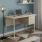 Письмовий стіл Ferrum-decor Дакота 76x140x70 білий ДСП Дуб Сонома 32мм (FRD-102132)
