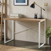 Письмовий стіл Ferrum-decor Дейв 76x100x60 білий ДСП Дуб Сонома 32мм (FRD-102142)