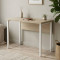 Письмовий стіл Ferrum-decor Курт 76x120x60 білий ДСП Дуб Сонома 32мм (FRD-102212)