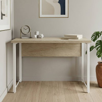 Письмовий стіл Ferrum-decor Курт 76x140x60 білий ДСП Дуб Сонома 32мм (FRD-102222)