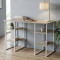 Письменный стол Ferrum-decor Карэн 76x140x60 белый ДСП Дуб Сонома 32мм (FRD-102272)