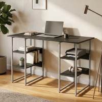 Комп'ютерний стіл Ferrum-decor Карен 75x140x70 сірий ДСП Сосна Кембра 16мм (FRD-102452)