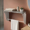 Полка настенная Ferrum-decor Свит 300x500x150 металл Белый ДСП Бетон 16 мм (FRD-102792)