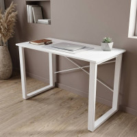 Письменный стол Ferrum-decor Драйв 750x1200x600 Белый металл ДСП Белое 16 мм (FRD-103122)