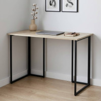 Письменный стол Ferrum-decor Ханна 75x140x70 черный ДСП Дуб Сонома 16мм (FRD-103522)