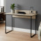 Письмовий стіл Ferrum-decor Скай 75x140x60 чорний ДСП Дуб Сонома 16мм (FRD-103632)