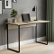 Письмовий стіл Ferrum-decor Скай 75x100x70 чорний ДСП Дуб Сонома 16мм (FRD-103642)