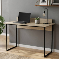 Письмовий стіл Ferrum-decor Скай 75x140x70 чорний ДСП Дуб Сонома 16мм (FRD-103662)