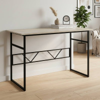 Письменный стол Ferrum-decor Раян 75x100x60 черный ДСП Дуб Сонома 16мм (FRD-103672)
